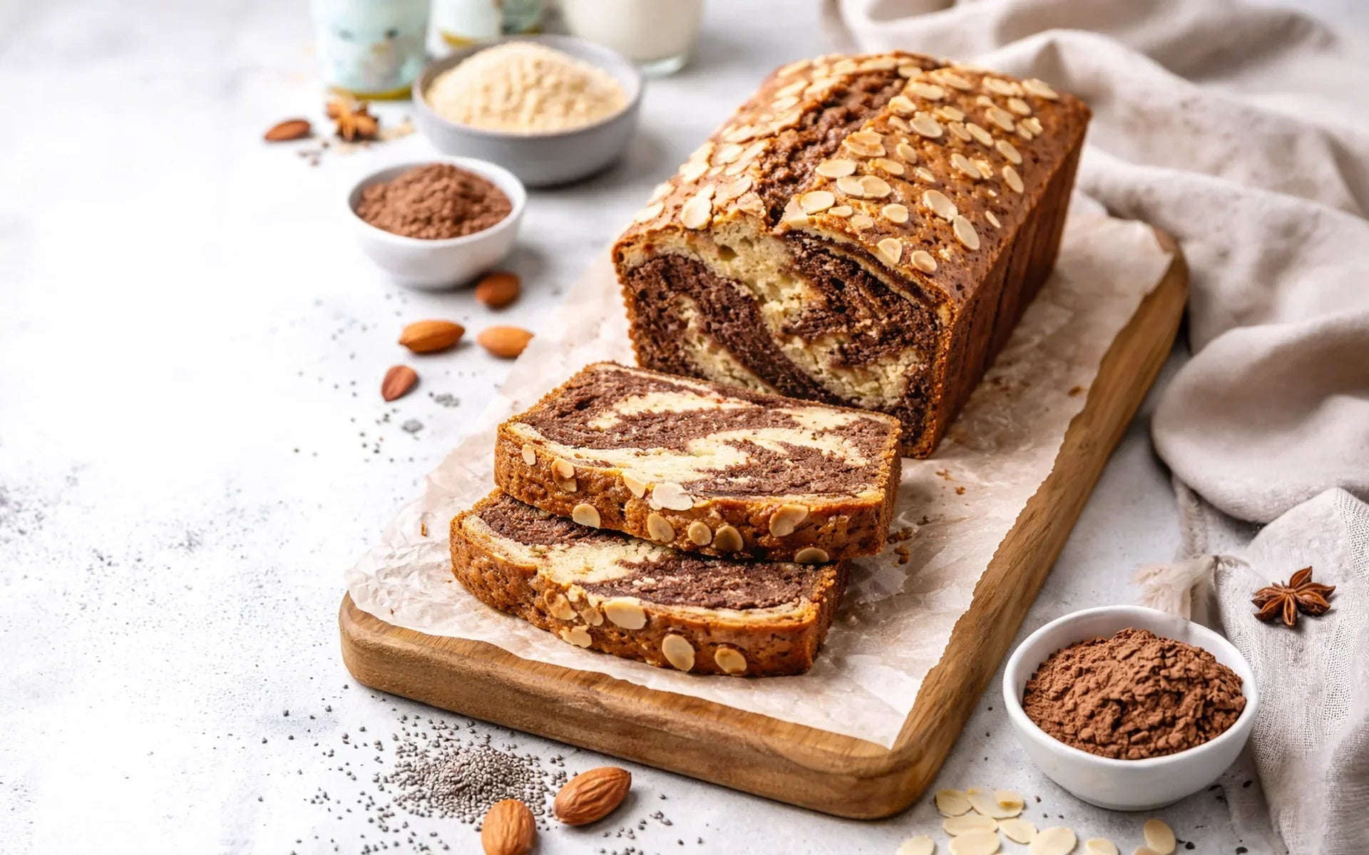 Mandel-Marmorkuchen